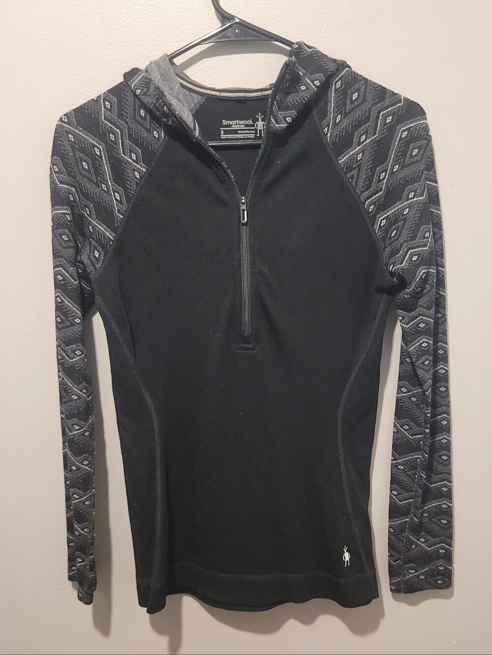 SMARTWOOL Merino Black 250 Layer Pullover Sz S